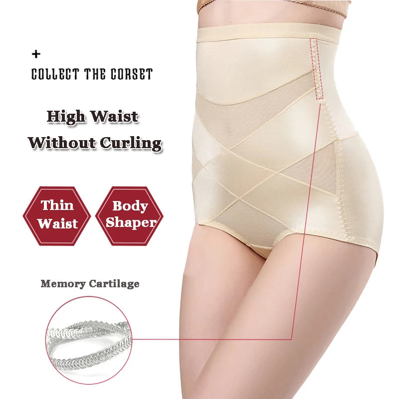 Cross Body Shaper Briefs Butt Lifter  and Tummy Control