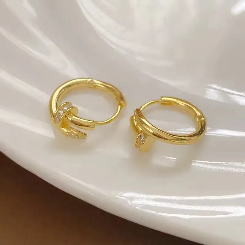 Ear Buckle Round Circle Hoop Earring for Women - Buy One Get One Free 🔥
