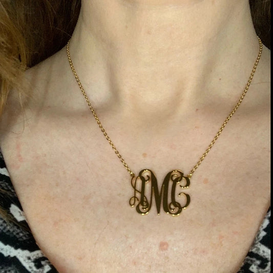 Customized Monogram Necklace For Women - Buy One Get One Free 🔥