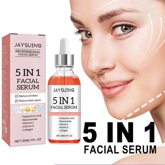 5 In 1 Facial Serum Brightening Vitamin C Hyaluronic Acid Face Serum