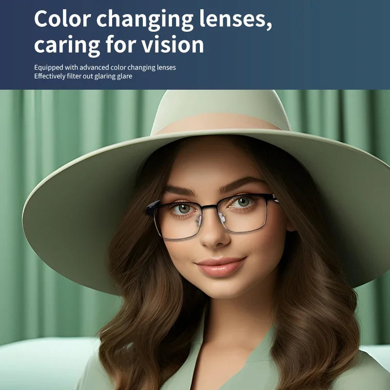 CLLOIO Smart Bluetooth Glasses with Photochromic Lenses