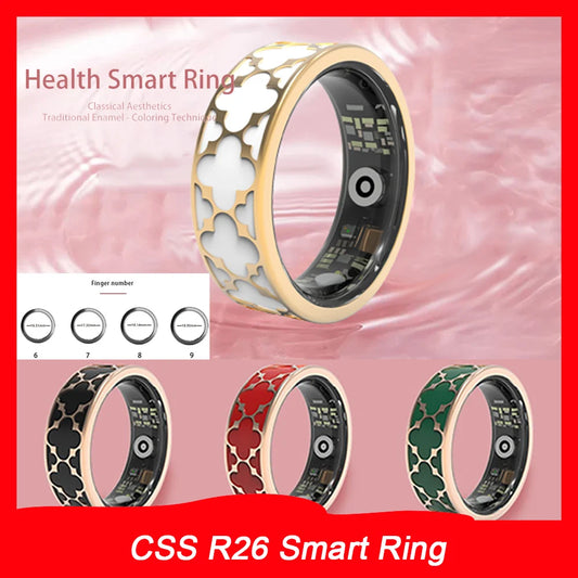 CSS R26 Smart Ring-Heart Rate/Blood Oxygen/Sleep Monitor
