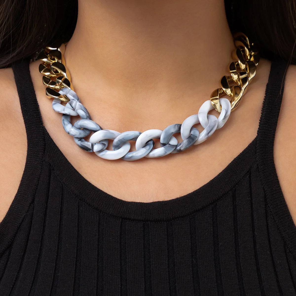 Simple Exaggerated Necklace Chain Creative - Buy One Get One Free 🔥