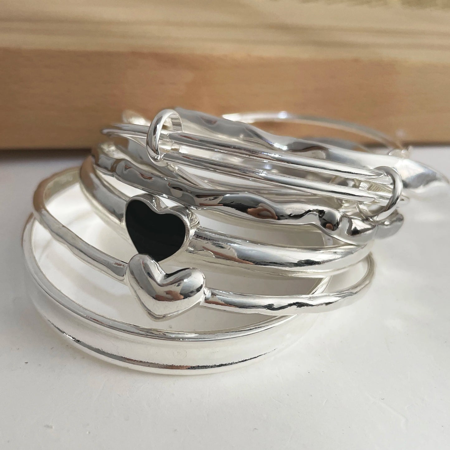 100% Solid 925 Sterling Silver Metal Bracelet  Buy one Get One FrEE🔥