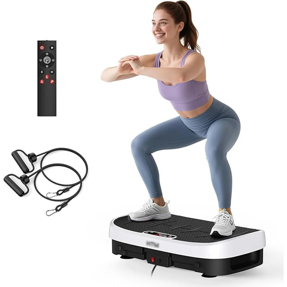 Magnetic Vibration Plate Exercise Machine Fat Burning 120 Levels 330lbs