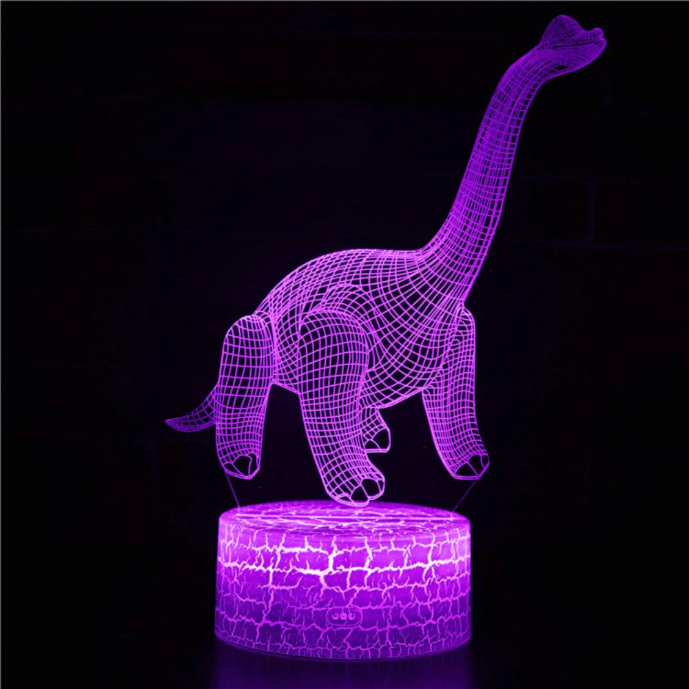 Acrylic Dinosaur Night Light, Kids Led Night Light Lamp