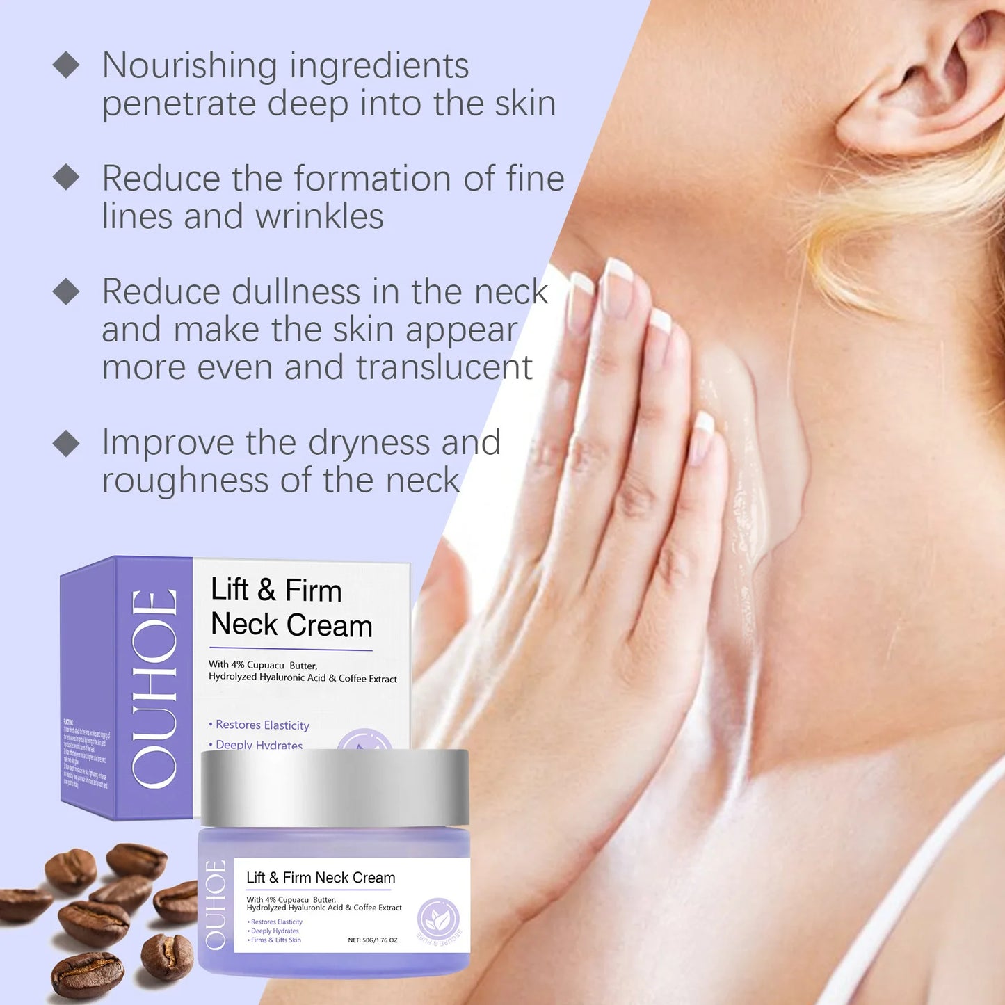 Tighten Lift Neck Cream  Firming Nourish Smoothing