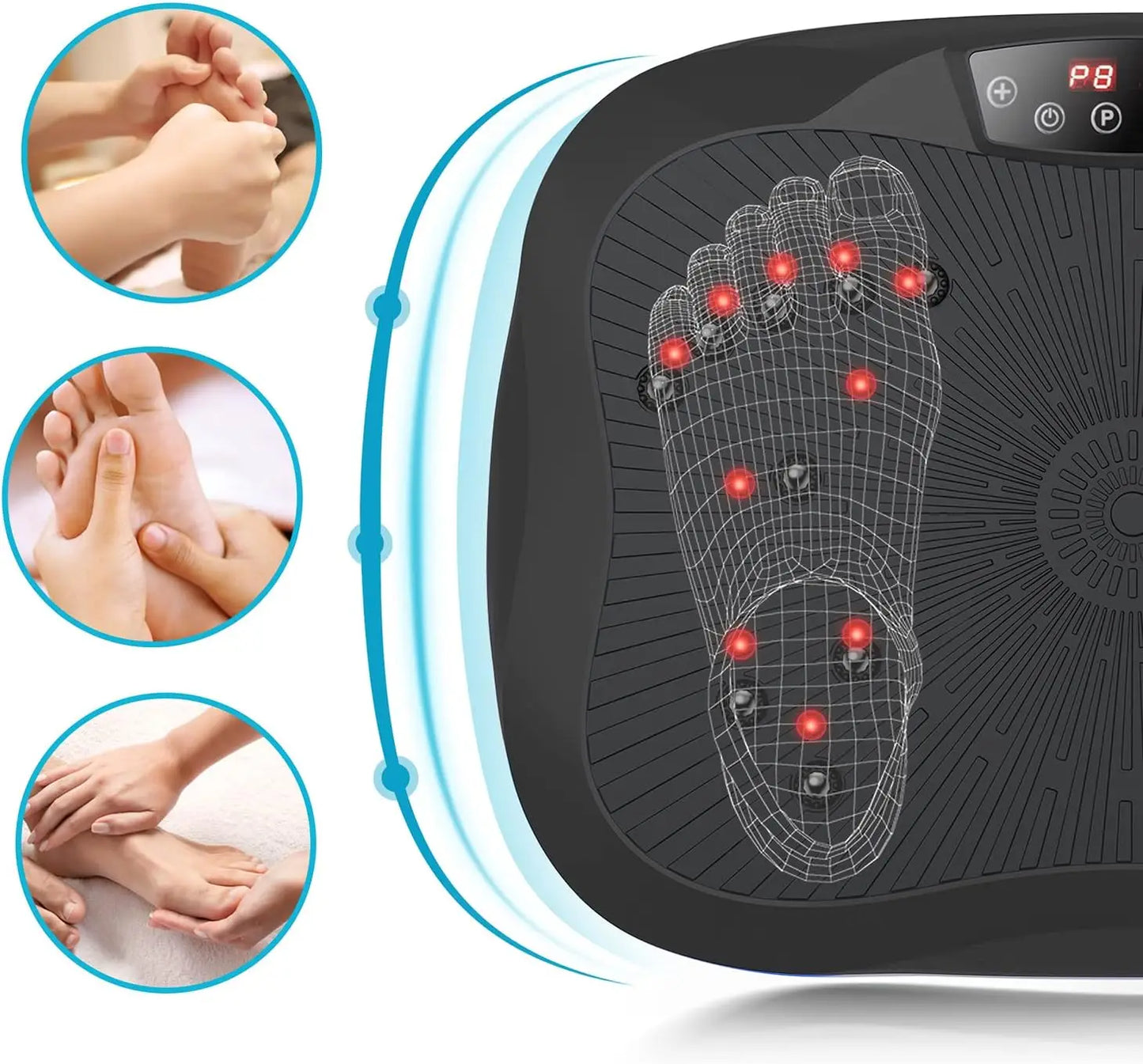 Whole Body Workout Vibrate Fitness Platform Lymphatic Drainage Machine for Weight Loss Shap