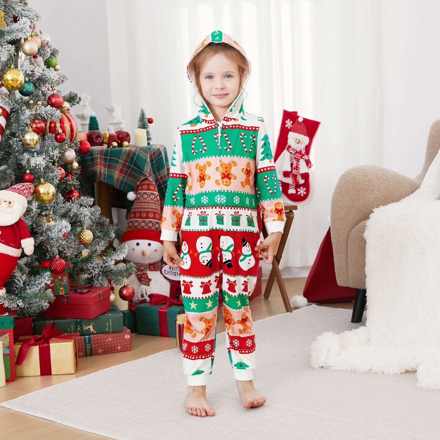 Family Christmas Bodysuit Pajamas ; Family Matching Pajama Set