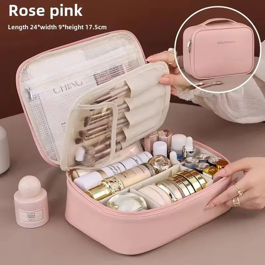 Double Layer Large Capacity Luxury Cosmetics Organizer - Buy One Get Free 🔥