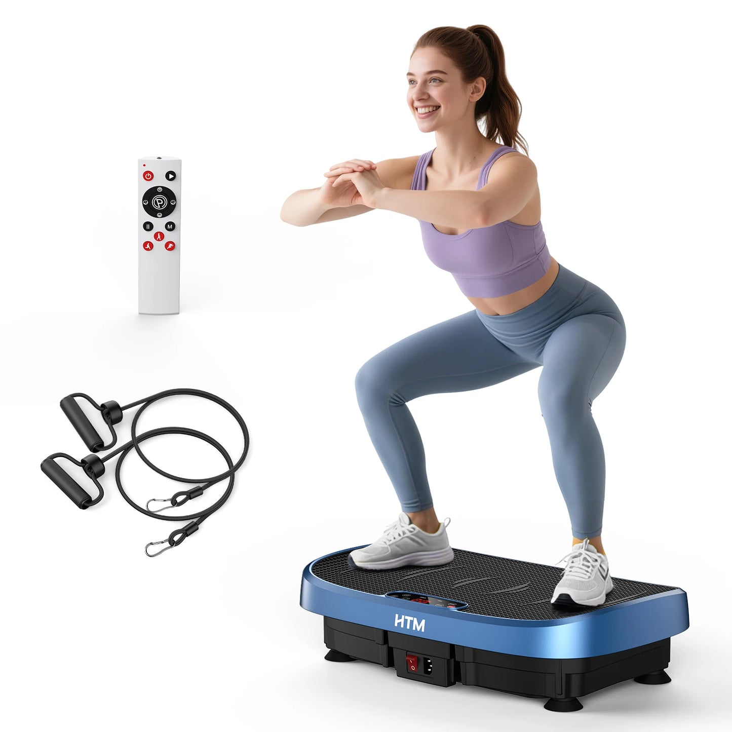 Magnetic Vibration Plate Exercise Machine Fat Burning 120 Levels 330lbs