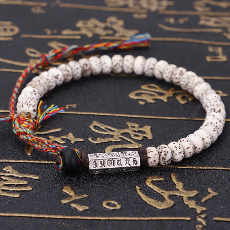 Spiritual Protection and Good Fortune Tibetan Mantra Bracelet - Buy One Get Two Free 🔥