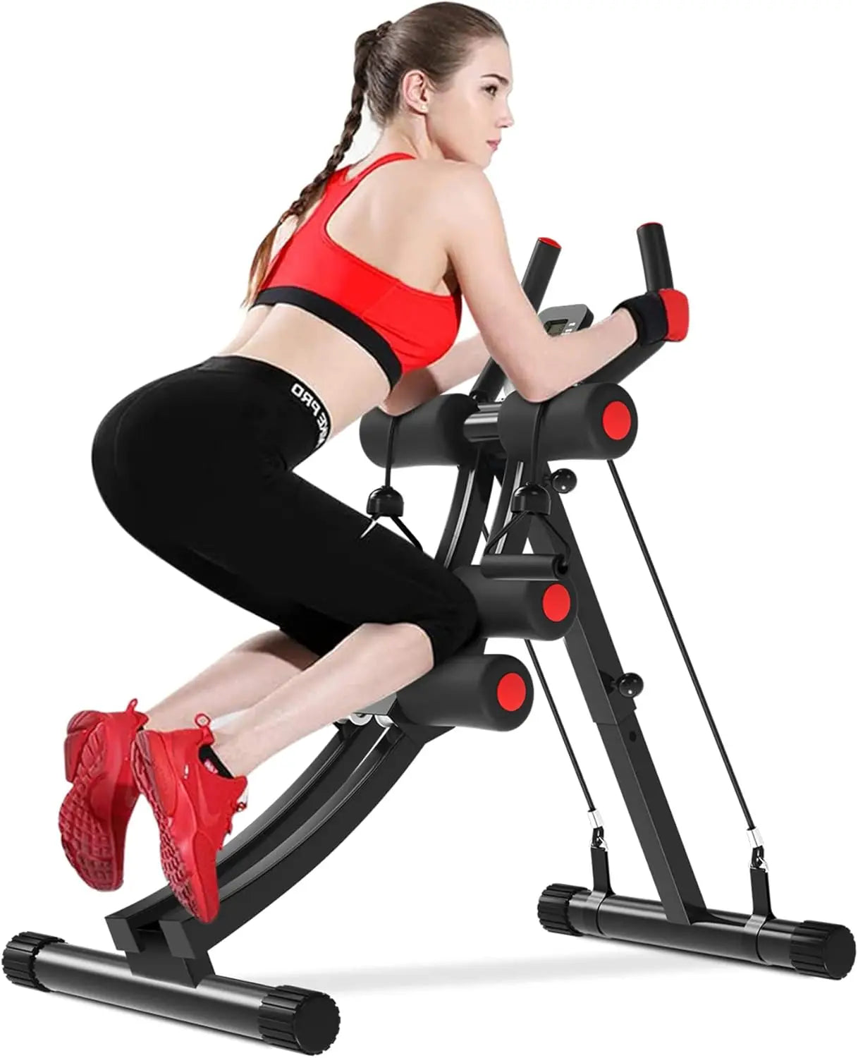 AB Abdominal Coaster Trainer with LCD Display