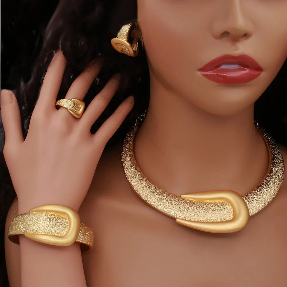 2025 New Exaggerate Jewelry Set Dubai