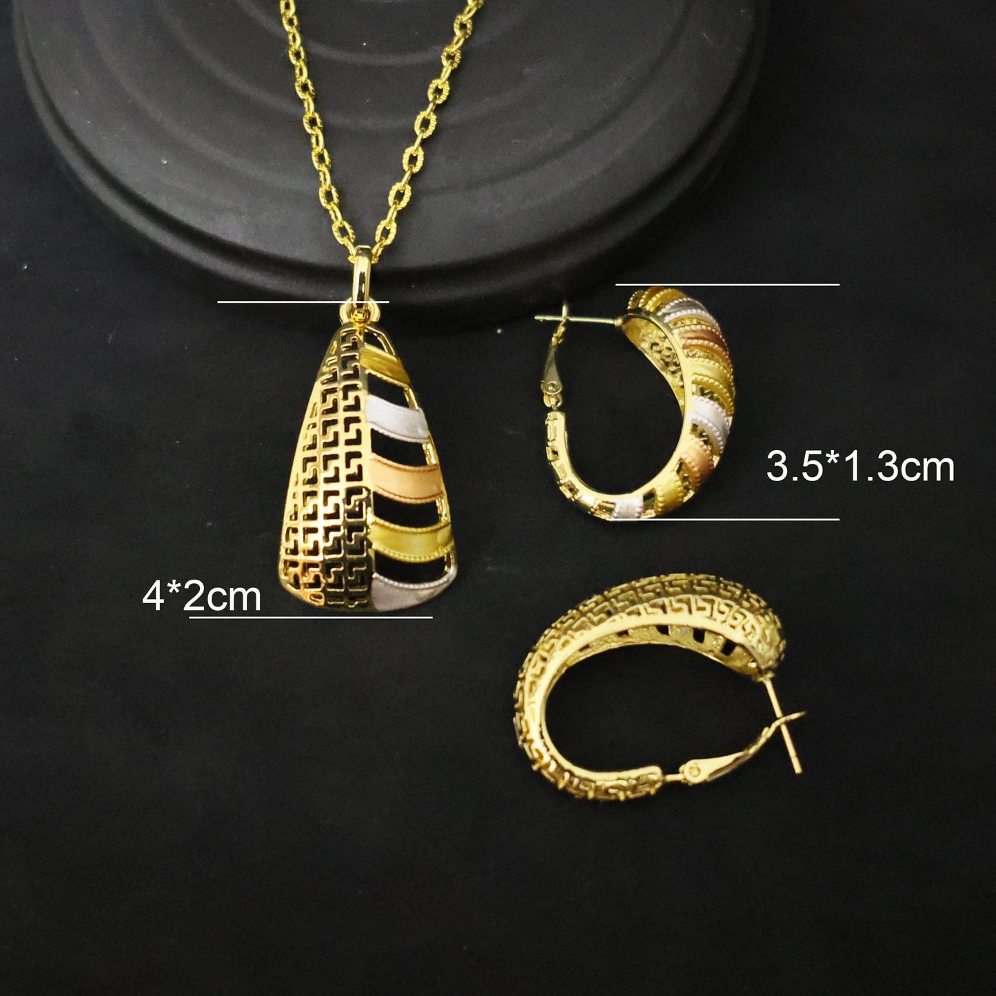 Luxury 18k Gold Plated Italian Jewellery Set - Buy One Get One Free 🔥