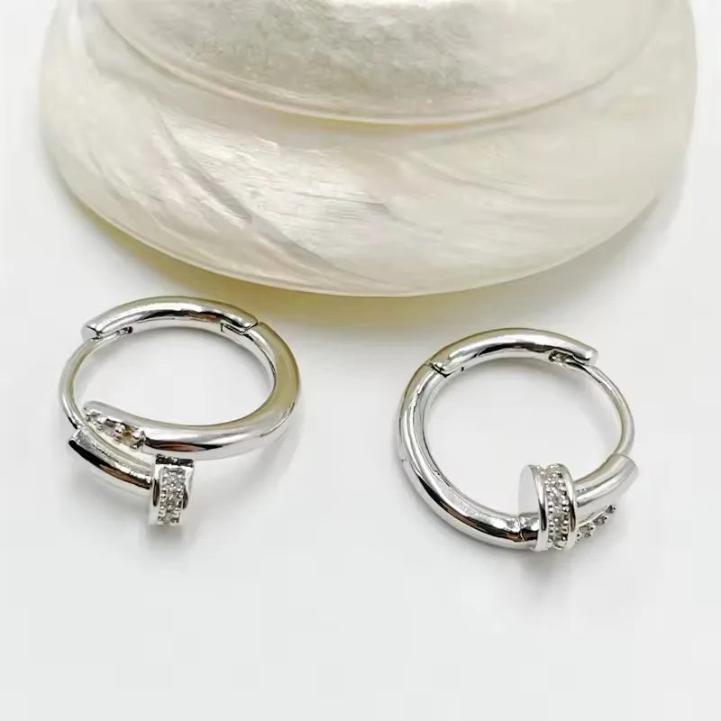 Ear Buckle Round Circle Hoop Earring for Women - Buy One Get One Free 🔥