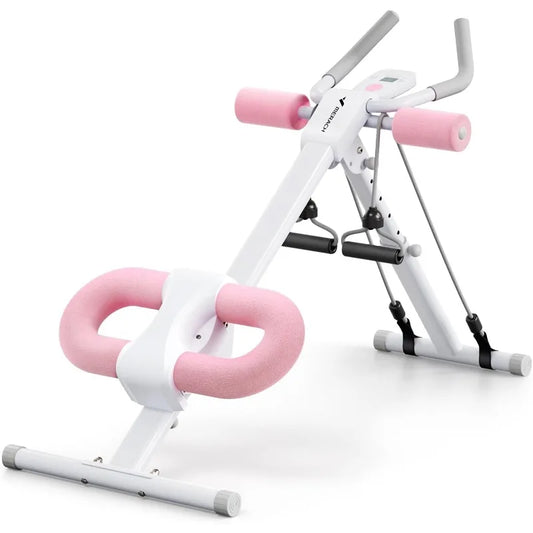 MERACH Ab Machine, Ab Workout Equipment, Adjustable Ab Trainer Machine for Abs Workout at Home Gym, Foldable, Knee Protection