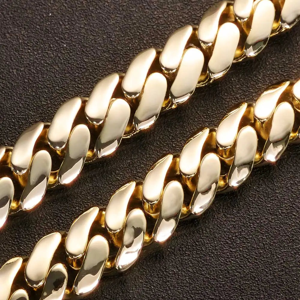 20MM Monaco Bracelet  Heavy Miami Cuban Chain for Men
