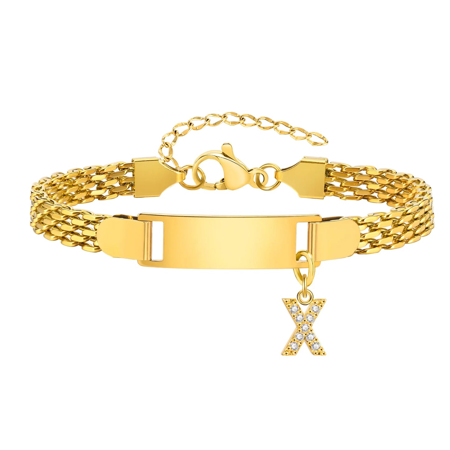 Personalized Engrave ID Name Custom Bracelet for Women-Buy One Get one Free 🔥🔥🐦‍🔥