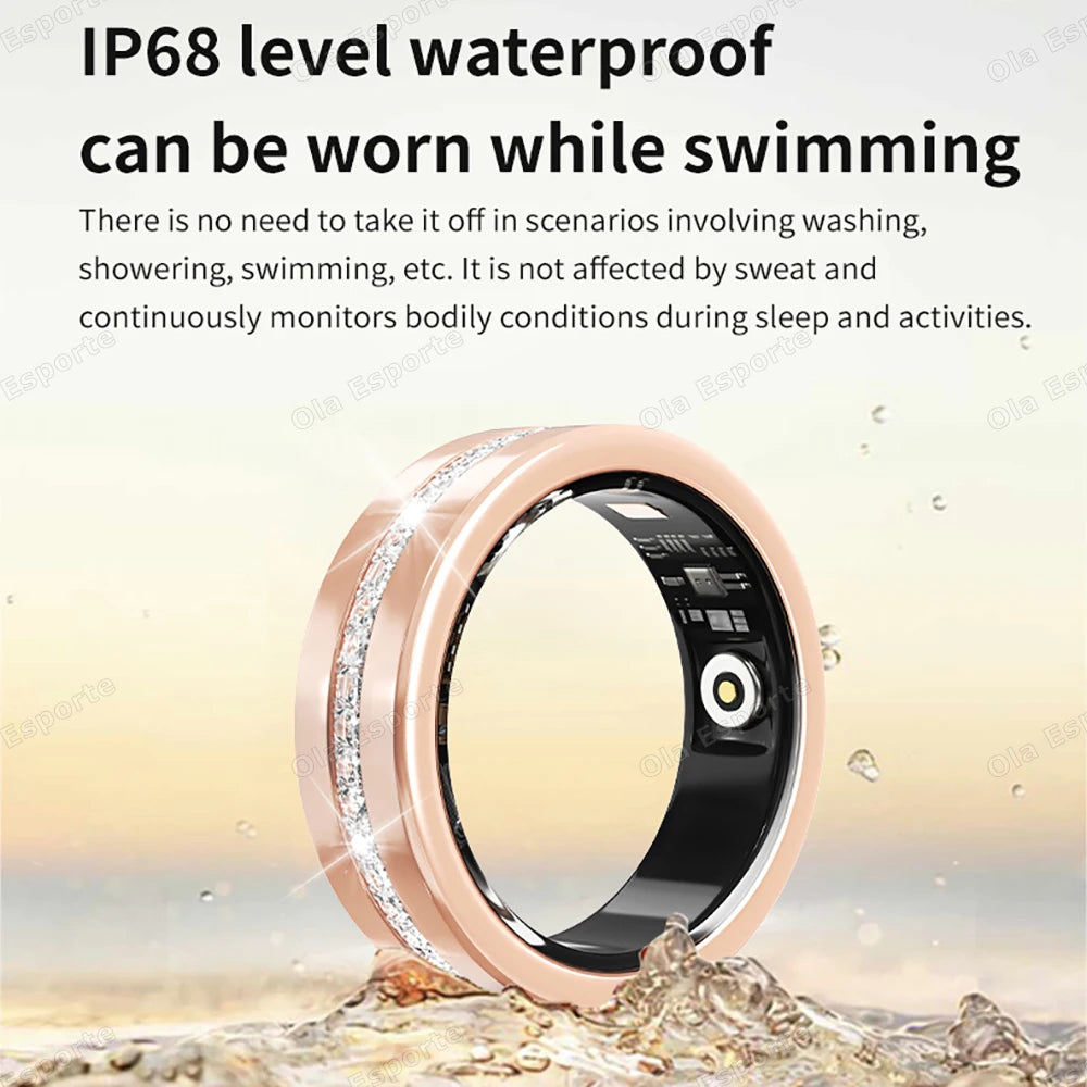Diamond Fashion Women Smart Ring