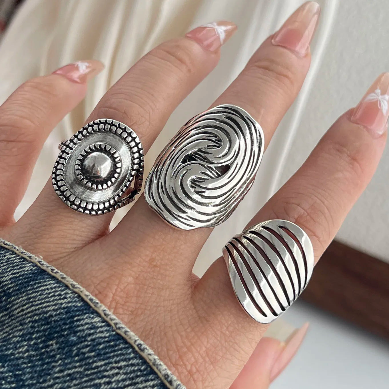 925 Silver Minimalist Handmade Simple Round Strip Ring - BOGO Free 🔥