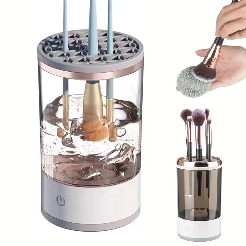 Portable Electric Makeup Brush Cleaner -Buy One Get One Free