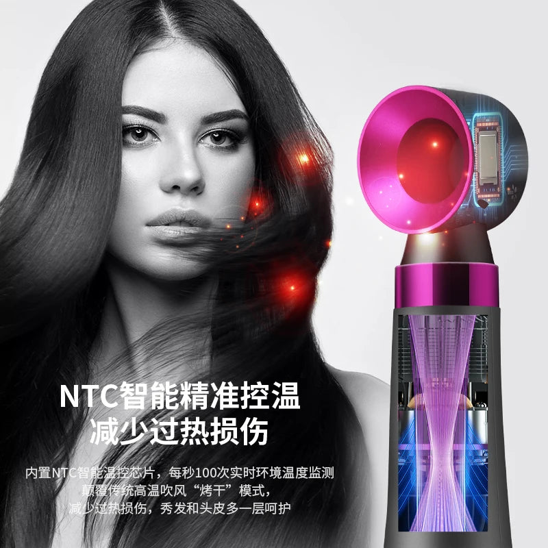 Hot Air Brush 5 In 1 Home Use Multi-functional Hair Dryer Styler Curler Straightener