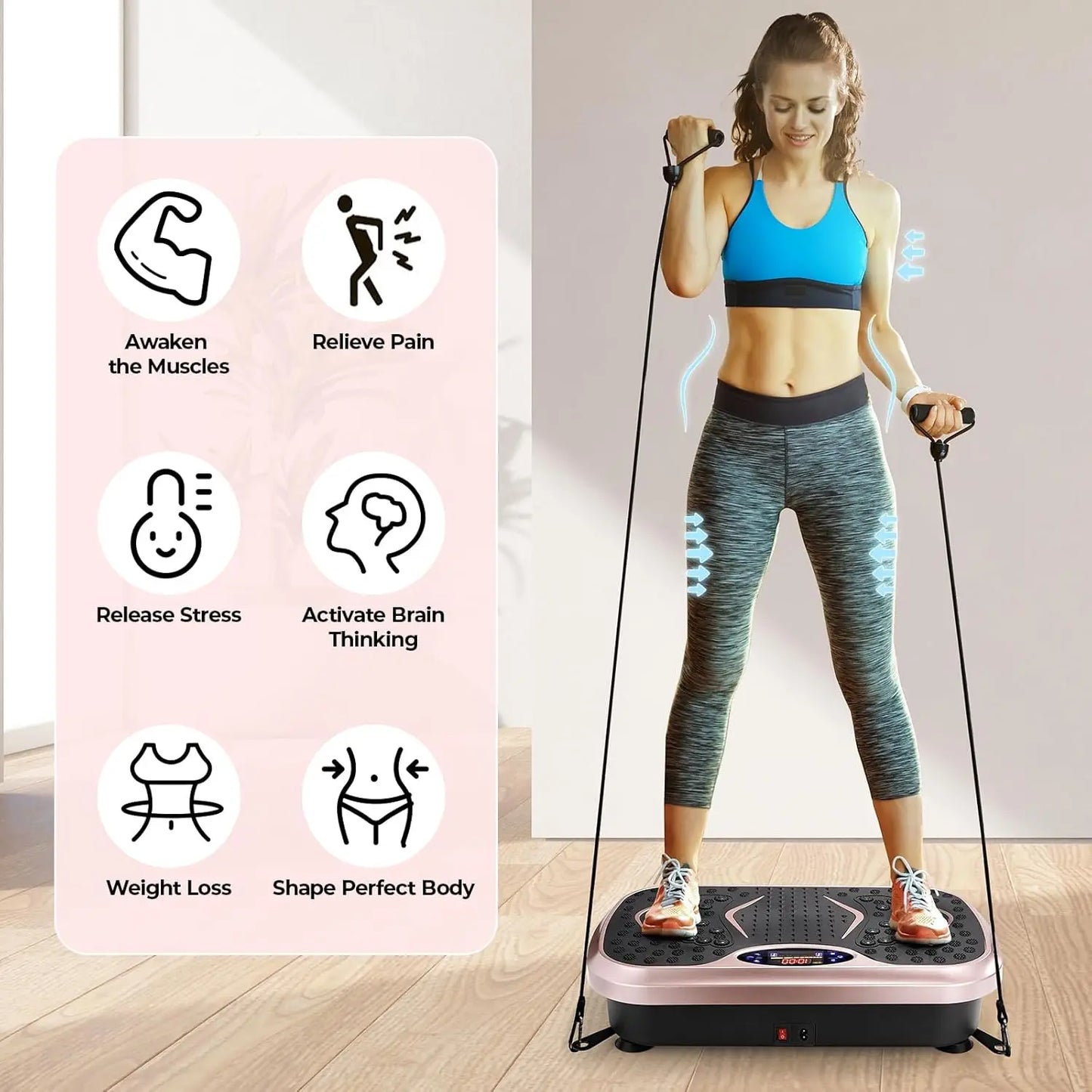 3D Vibration Plate Exercise Machine