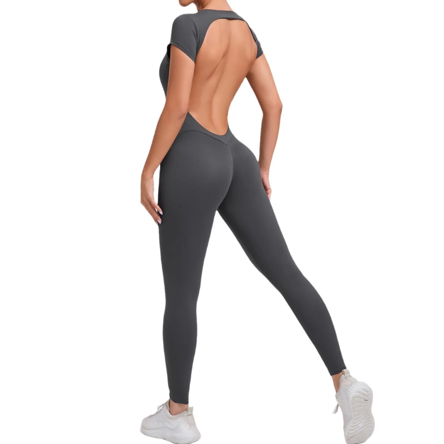 Yoga Set Sexy Backless One-piece Suit