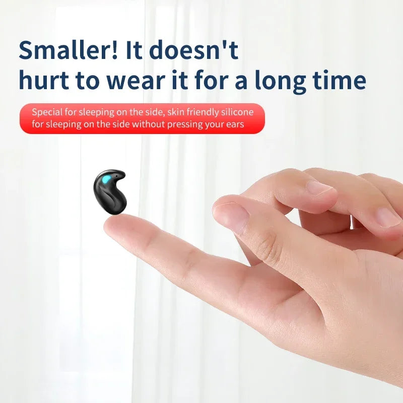 NEW Invisible Sleep Wireless Earphones IPX5 Waterproof