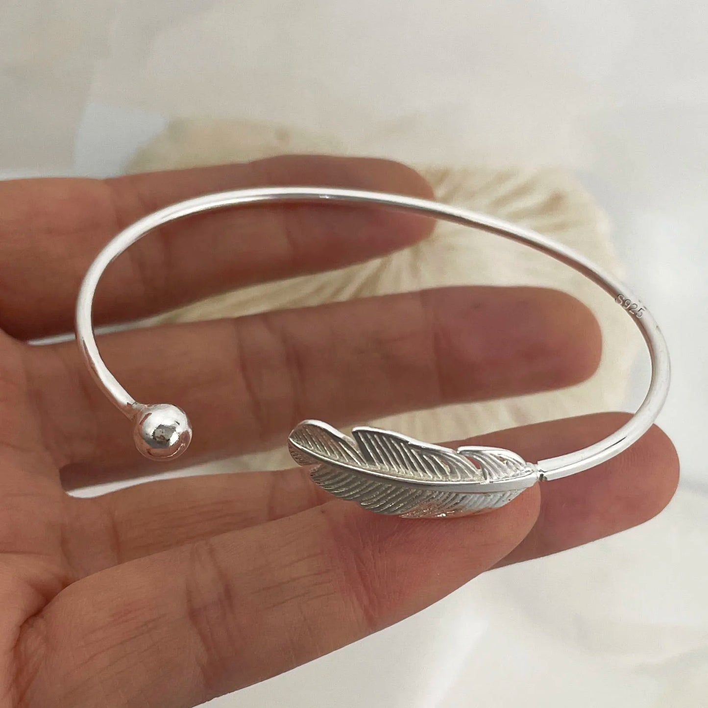 100% Solid 925 Sterling Silver Metal Bracelet  Buy one Get One FrEE🔥