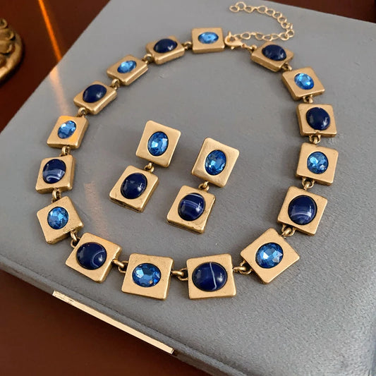 Rhinestone Vintage Drop Earring 2025  Jewelry Set - BOGO Free 🔥