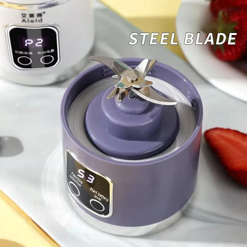 Fruit Juicer 8 Blades 3 Gears USB Rechargeable Portable Blender