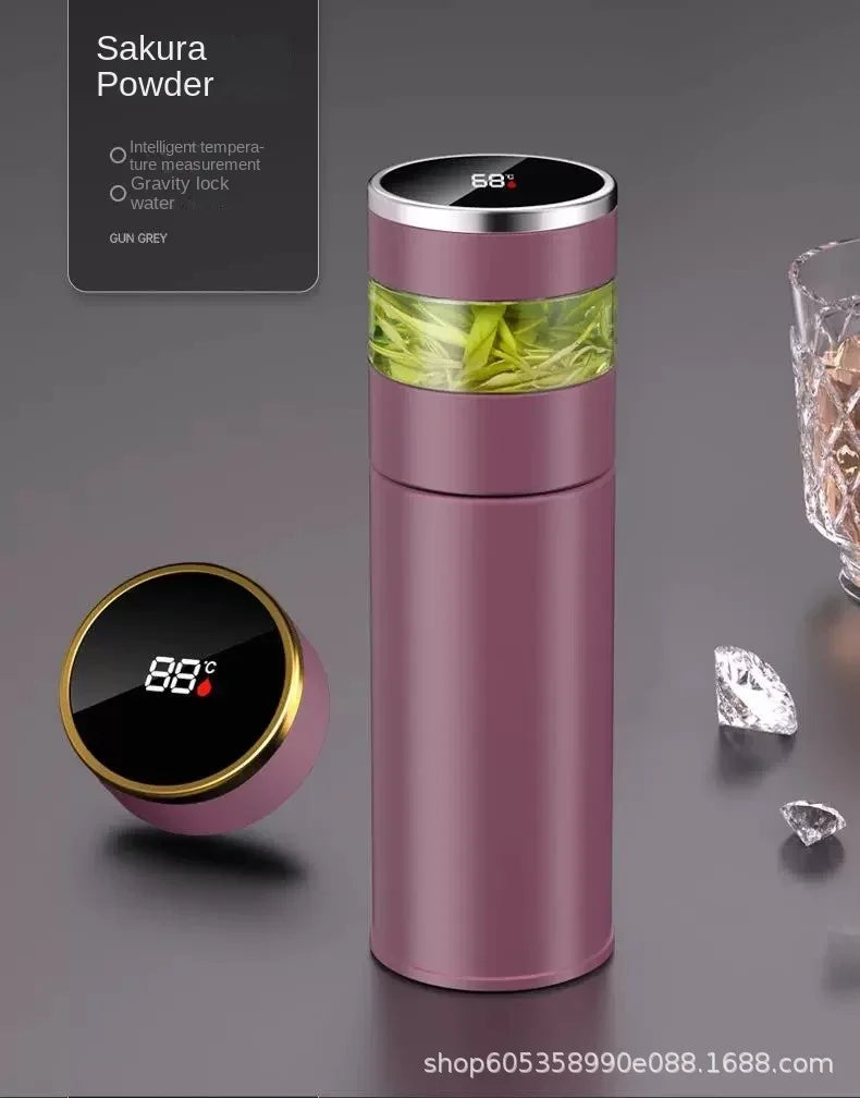 intelligent temperature measurement thermos cup high-end tea and water