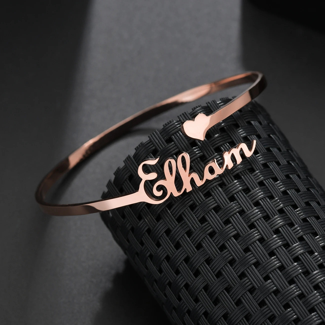 Stainless Steel Personalized letter Cuff Bangles Bracelets for Woman 🔥 Buy One Get One Free