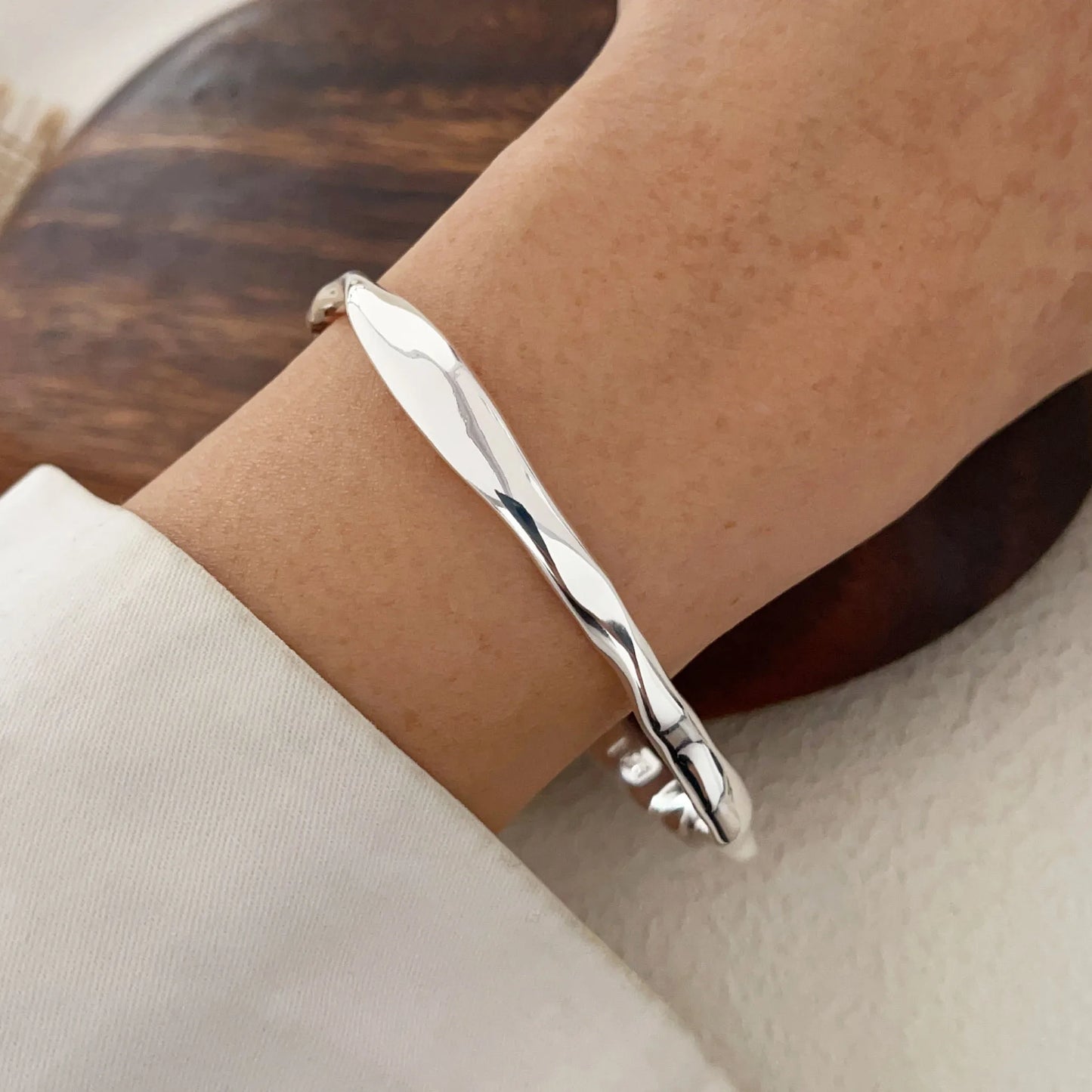 100% Solid 925 Sterling Silver Metal Bracelet  Buy one Get One FrEE🔥