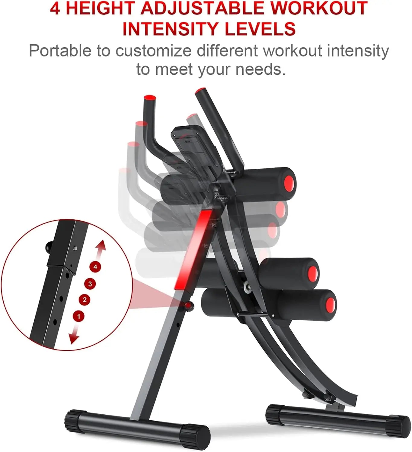 AB Abdominal Coaster Trainer with LCD Display