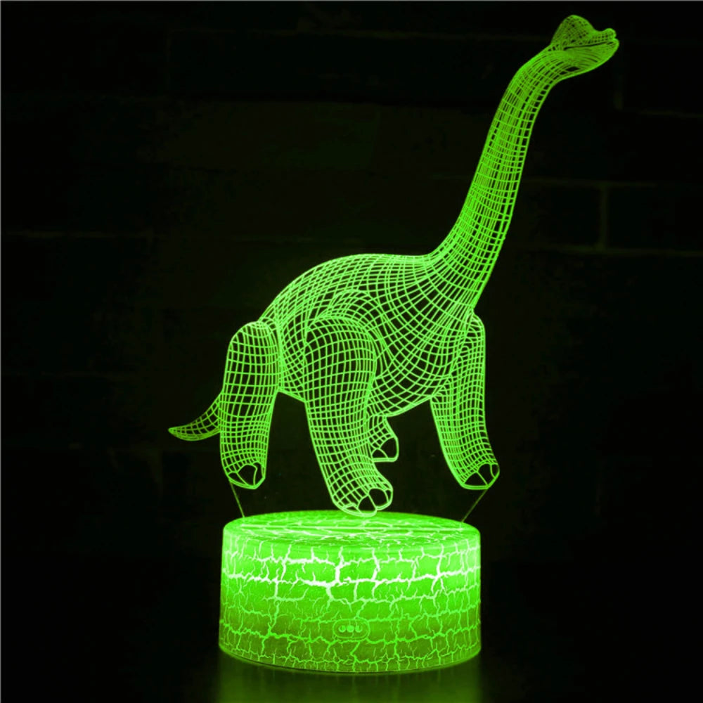 Acrylic Dinosaur Night Light, Kids Led Night Light Lamp