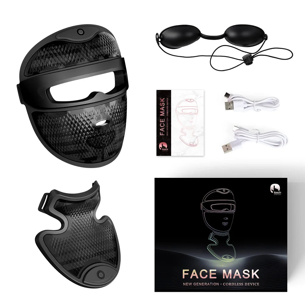 7 Colors Photon Face And Neck  3D Facial Beauty Mask