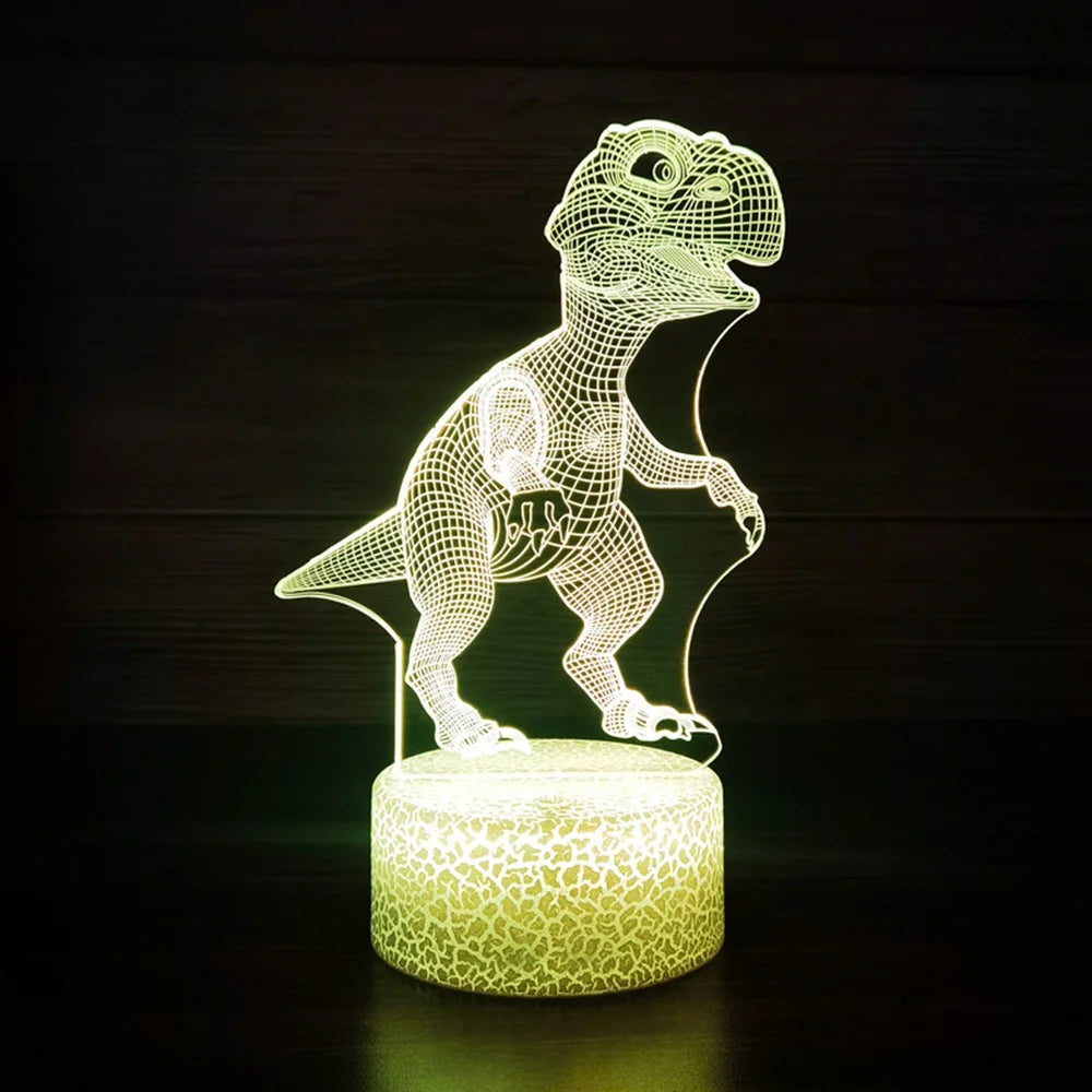 Dinosaur 3D LED Nigh tlight For Kids