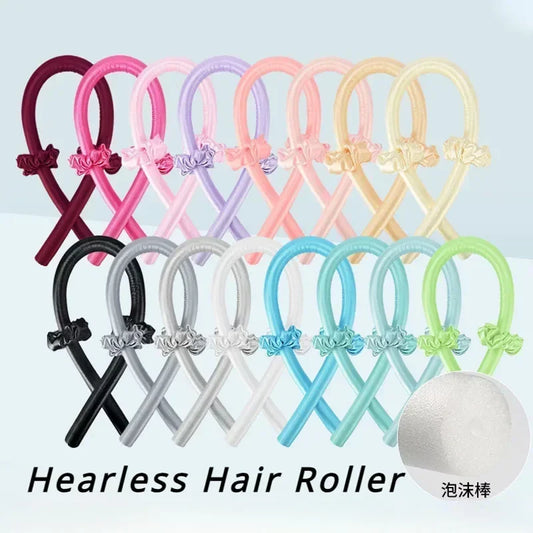 Heatless Curling Rod Headband Lazy Curler Set