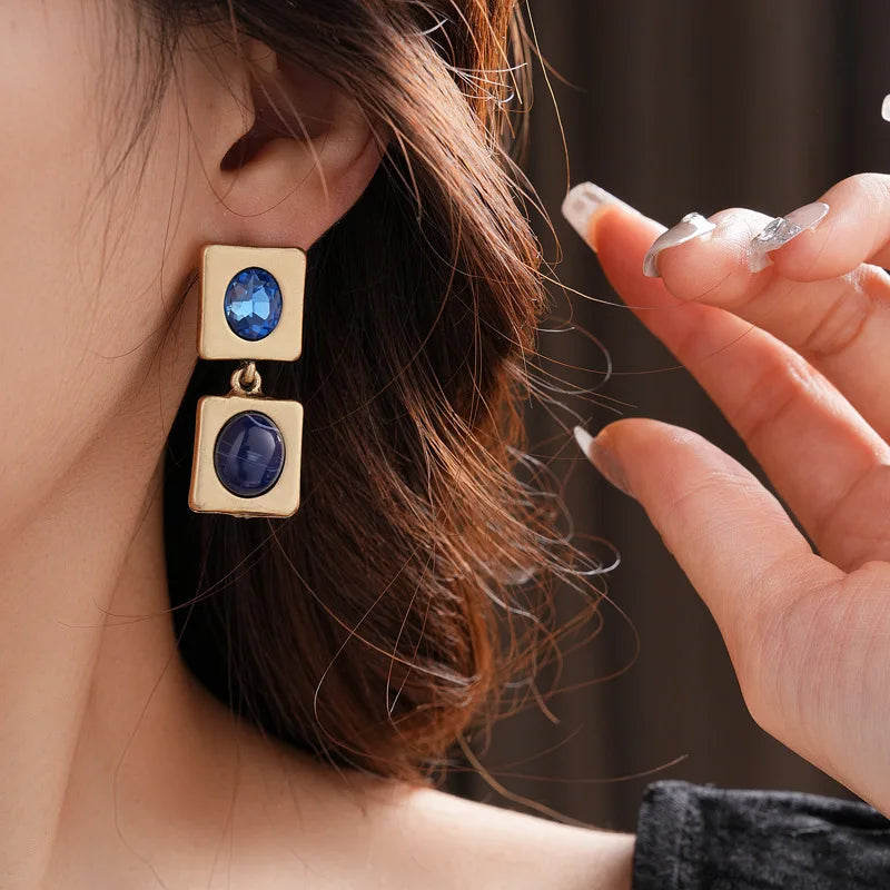 Rhinestone Vintage Drop Earring 2025  Jewelry Set - BOGO Free 🔥