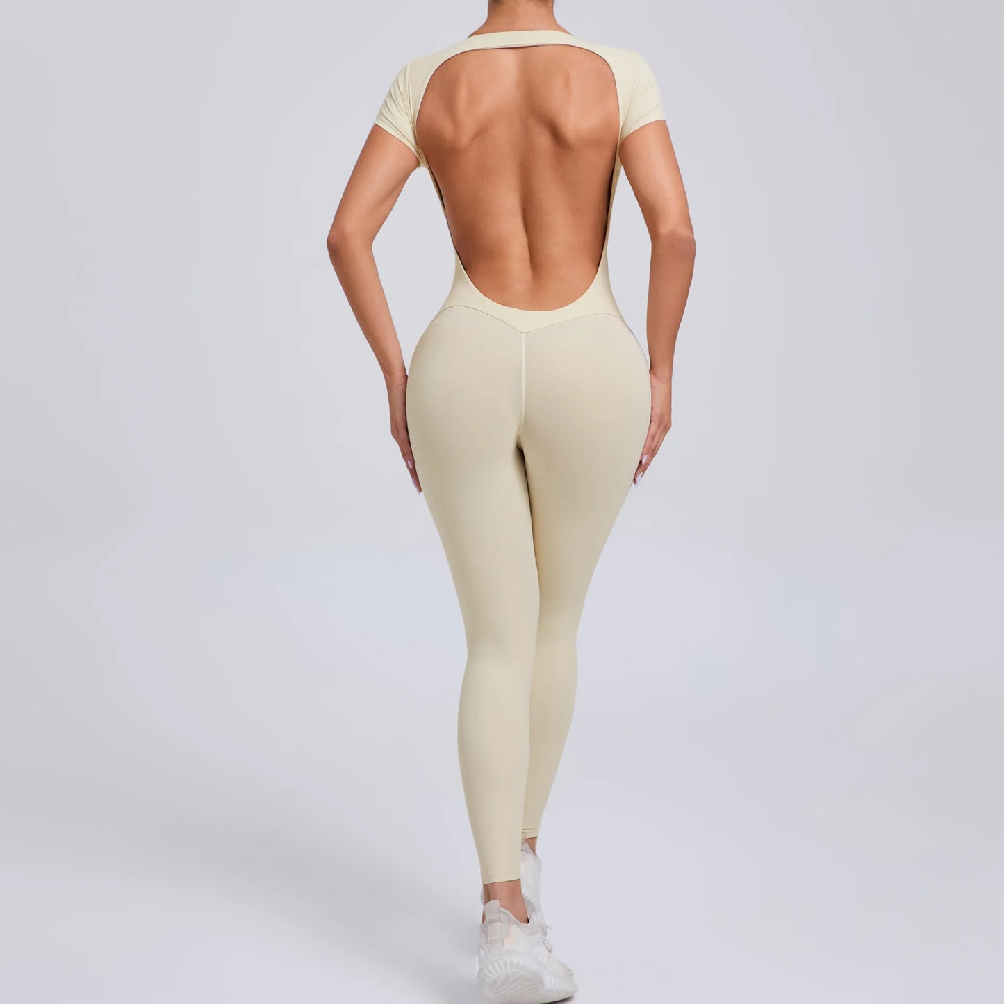 Yoga Set Sexy Backless One-piece Suit