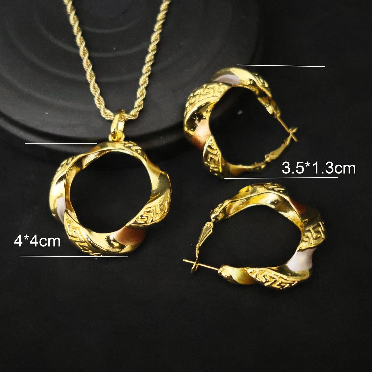 Luxury 18k Gold Plated Italian Jewellery Set - Buy One Get One Free 🔥