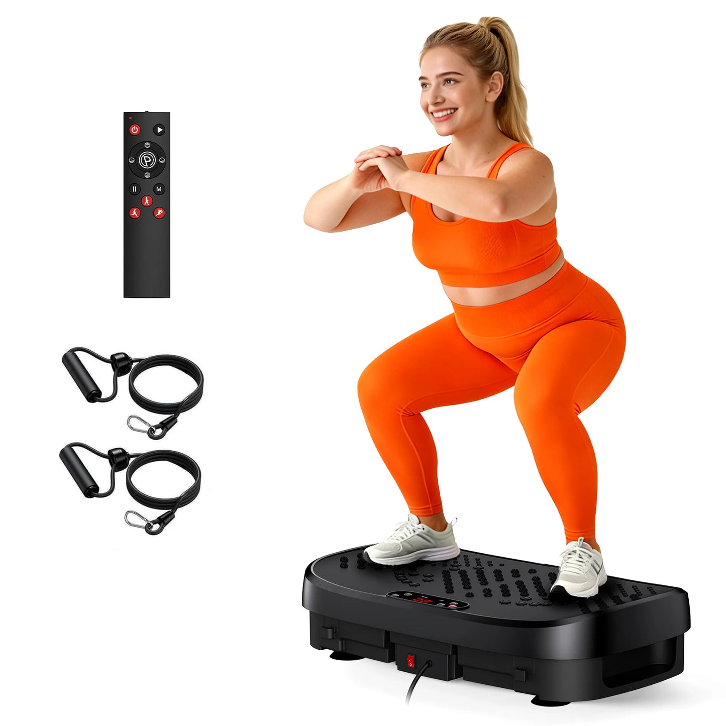 Magnetic Vibration Plate Exercise Machine Fat Burning 120 Levels 330lbs