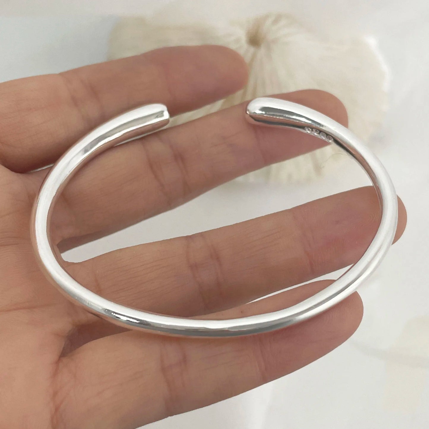 100% Solid 925 Sterling Silver Metal Bracelet  Buy one Get One FrEE🔥