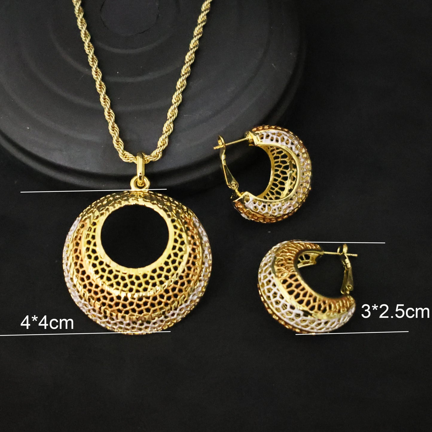Luxury 18k Gold Plated Italian Jewellery Set - Buy One Get One Free 🔥