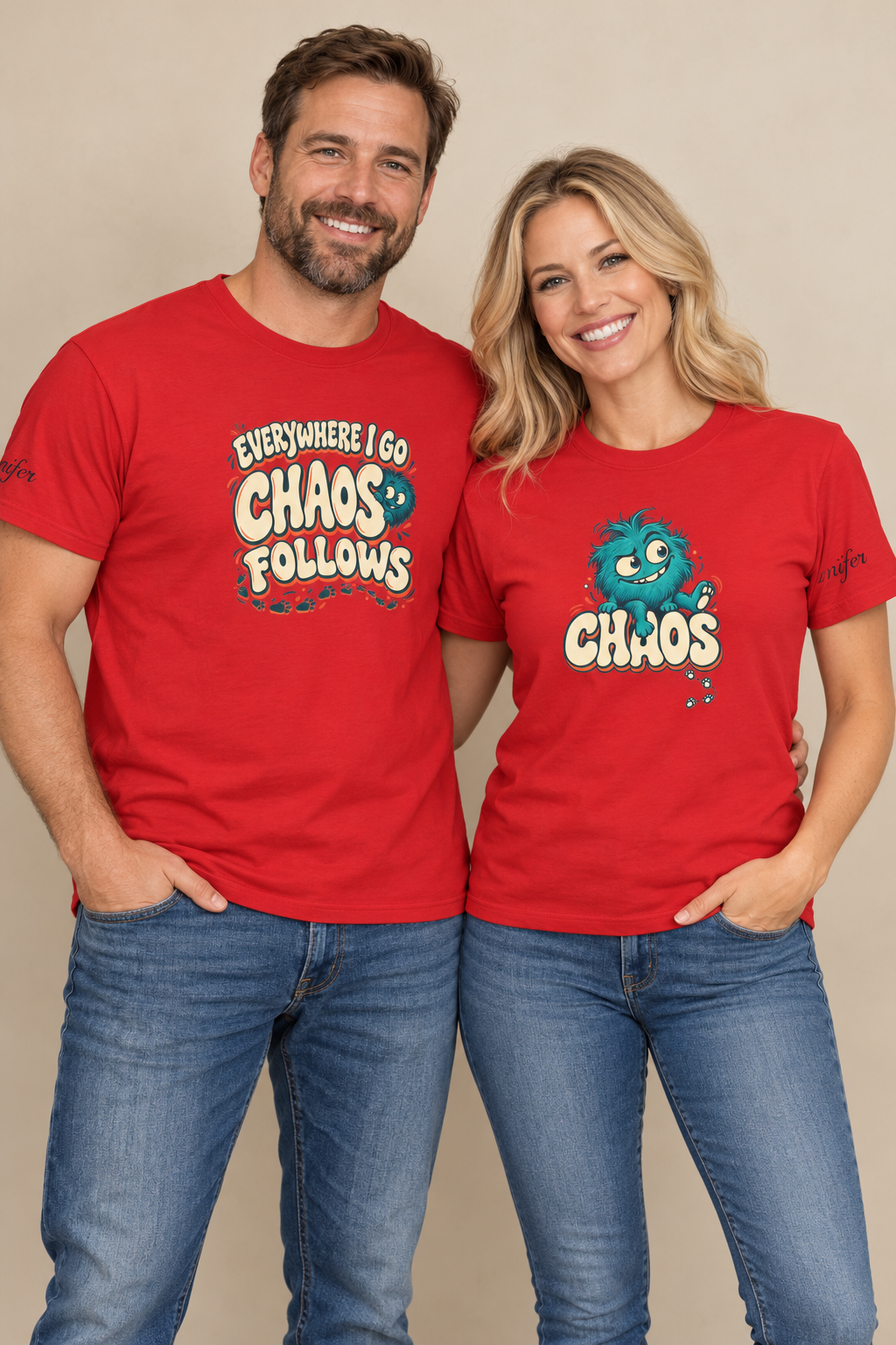 Everywhere You Go, Chaos Follows Green Chaos Graphic T-Shirt
