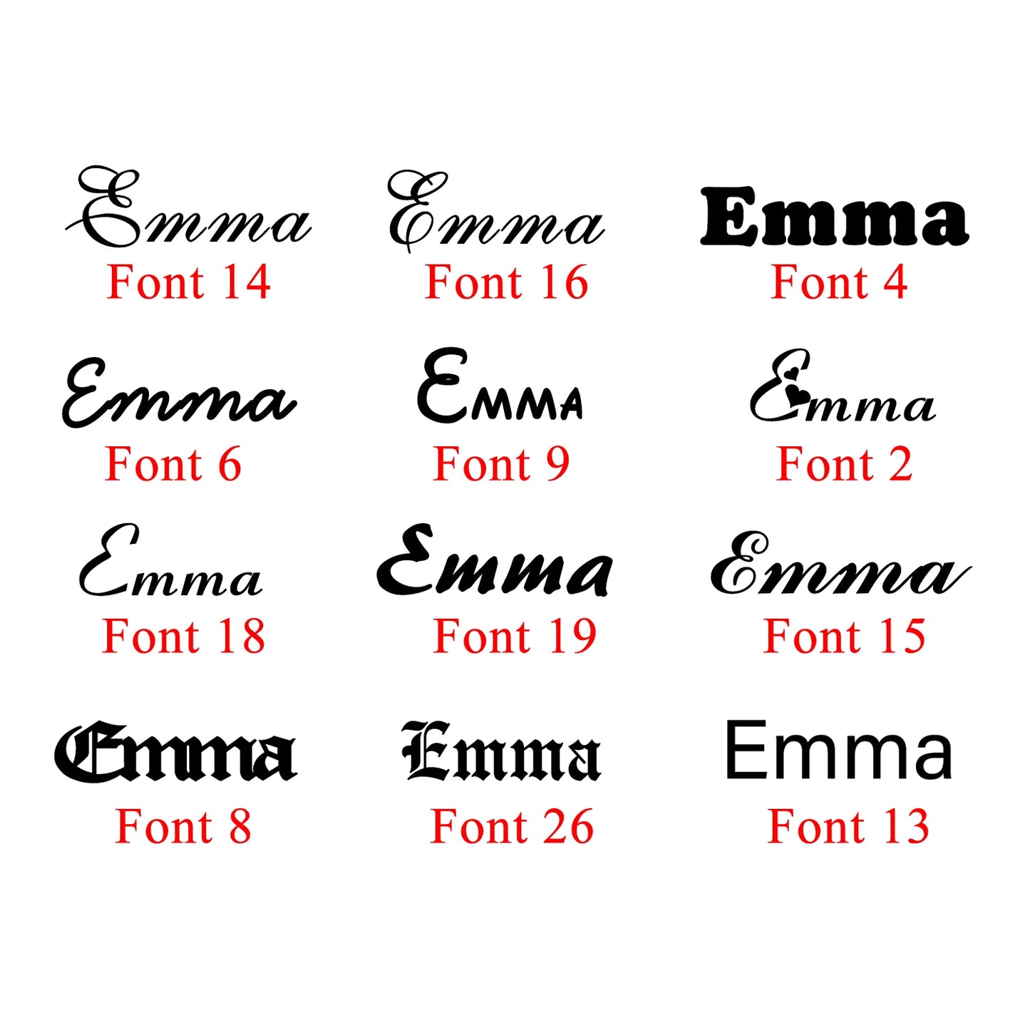 18K Gold Double-Plated Custom Script Name Earrings