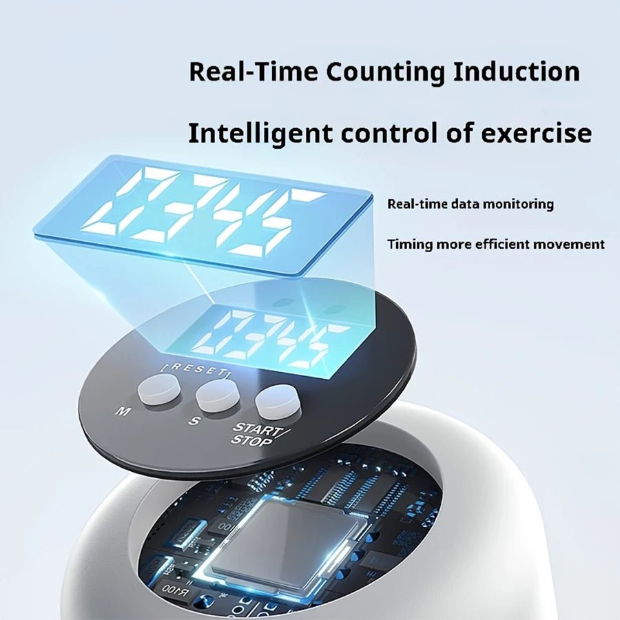 ABS 6 - in - 1 Multi - Purpose Pilates and Abdominal Training Board Set with Resistance Band, Ab Roller, Push - Up Board, Counter - BeeBeeBuys